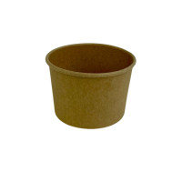 Contenitore in cartone kraft kraft per alimenti caldi e freddi  H50mm 134ml