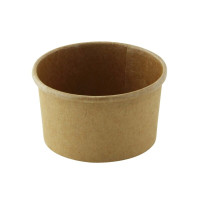 Contenitore in cartone kraft kraft per alimenti caldi e freddi  H35mm 60ml