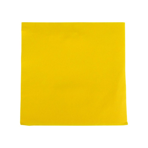 Tovagliolo giallo micropoint a 2 strati  380x380mm