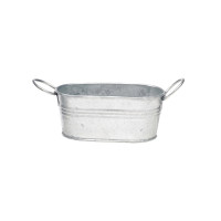 Cestello in metallo con manici 120x70mm H55mm 220ml