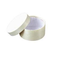 Scatola rotonda in legno misto FSC + carta da forno  H42mm 100ml