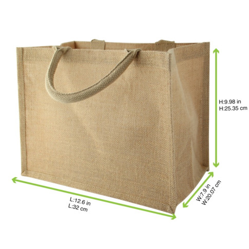 Borsa tote in iuta 320x200mm H250mm