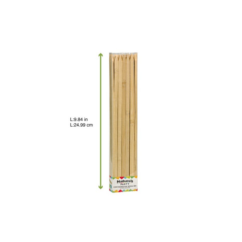 Stecchino piatto BBQ in bamboo