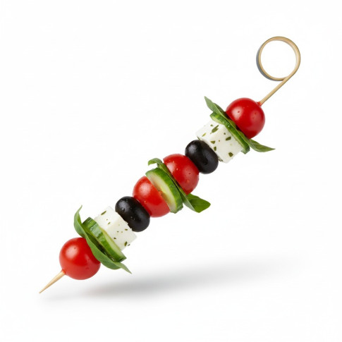 Stecchino "Joyo" nero in bamboo con anello  H180mm