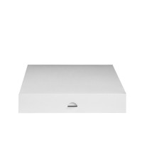 Scatola da pasticceria in cartone bianco 260x260mm H50mm
