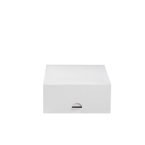 Scatola da pasticceria in cartone bianco 160x160mm H80mm