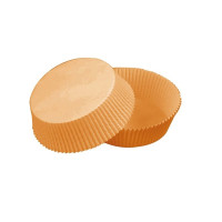 Pirottino ovale in carta da forno scura siliconata 145x115mm H35mm