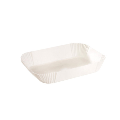 Pirottino in carta da forno bianca siliconata 205x145mm H45mm