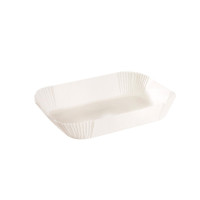 Pirottino ovale in carta da forno scura siliconata 205x145mm H45mm