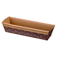 Stampo da forno in cartone kraft rinforzato 220x80mm H48mm
