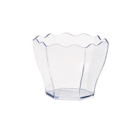 Bicchierino fingerfood "Deva" in PS trasparente 60x55mm H47mm 60ml