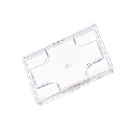 Coperchio in plastica per piattino fingerfood Kara (PS6) 55x55mm H2mm