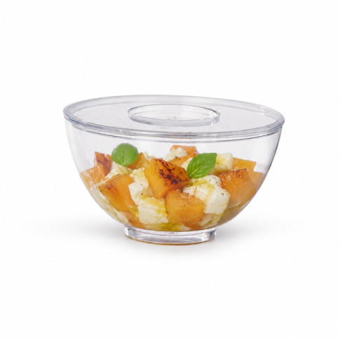 Coperchio in plastica per piattino fingerfood Milou (PET1)  H2mm