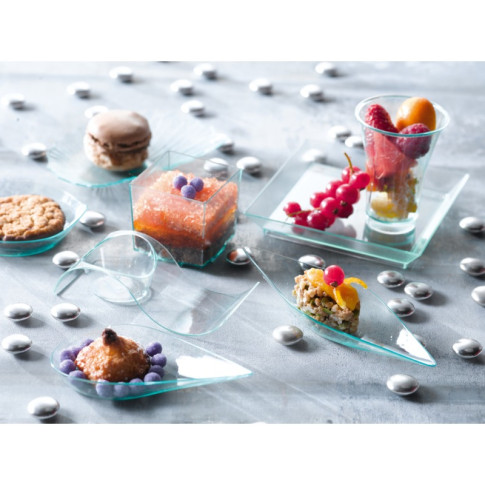 Piattino fingerfood "Titos" in PS 105x70mm