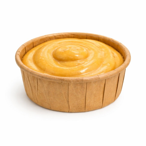 Coppetta in carta marrone plissettata anche per cottura in forno  H30mm 120ml