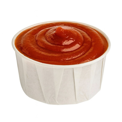 Coppetta in carta bianca plissettata anche per cottura in forno  H40mm 150ml