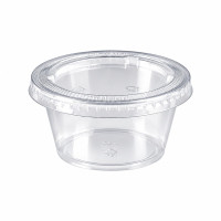Contenitore in PET trasparente  H33mm 100ml