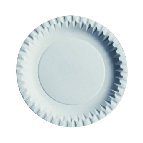 Piatto in cartone bianco  H11mm