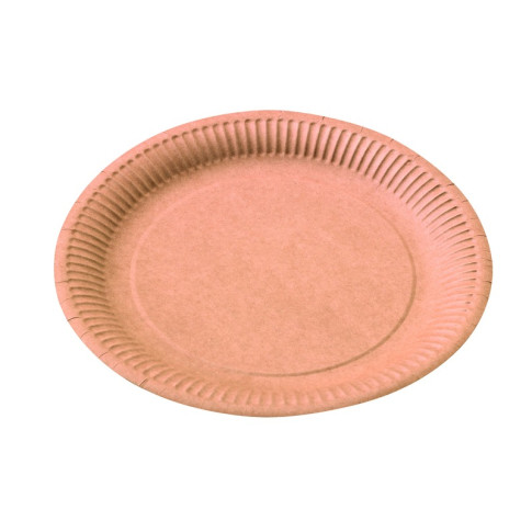 Piatto in cartone kraft  H15mm