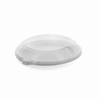Coperchio in PET per piatto in polpa diam (PET1)  H30mm
