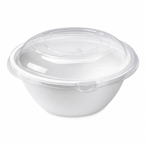 Coperchio in PET per piatto in polpa (PET1)  H30mm