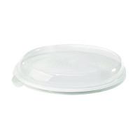Coperchio in PET per piatto in polpa (PET1) 260x190mm H40mm