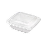 Coperchio in PET per piatto in polpa (PET1) 205x205mm