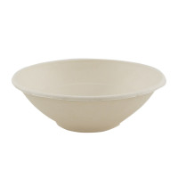 Ciotola "Poke" tonda in polpa di canna da zucchero scura  H63mm 950ml