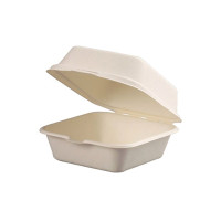 Conchiglia in polpa di canna da zucchero 150x150mm H76mm 460ml