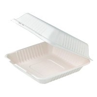 Conchiglia in polpa di canna da zucchero 220x204mm H84mm 850ml