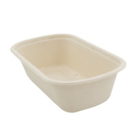 Vaschetta in polpa di canna da zucchero scura 230x135mm H65mm 1150ml