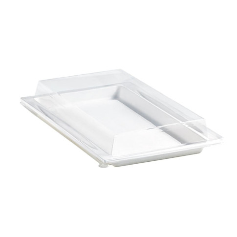 Coperchio in PET trasparente per vassoio Atlas (PET1) 272x193mm H33mm