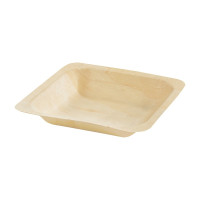 Piatto "Scandinavia" in legno 140x140mm H25mm