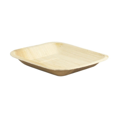 Piatto in palma  170x170mm H20mm