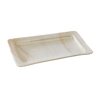 Piatto in palma 240x160mm H25mm