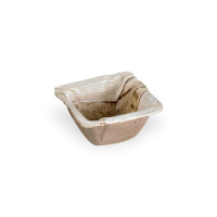 Coppetta quadrata in palma 63x63mm H33mm 35ml