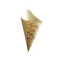 Cono in foglia in bambù  H125mm 44ml