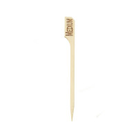 Stecchino per carne Teppo Gushi in bambù, etichetta Medium (media) (FOR50)  H90mm