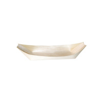Vaschetta in legno a forma di barca 245x115mm
