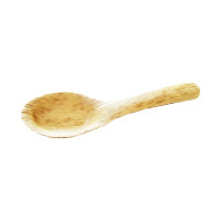 Cucchiaino "Zebra" in foglia di bambù 130