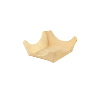 Piattino "Pin Up" in legno 60x60mm H25mm