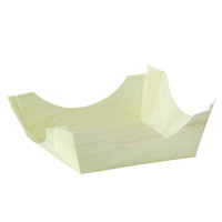 Piattino "Pin Up" in legno 80x80mm H15mm