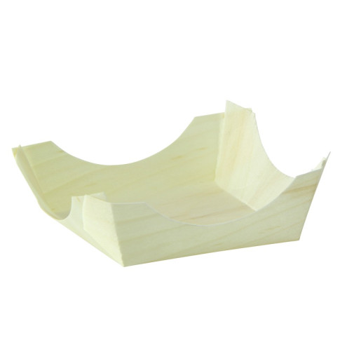 Piattino "Pin Up" in legno 80x80mm H15mm