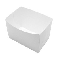 Vaschetta in cartone bianco 90x60mm H40mm 300ml