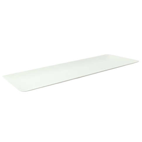 Vassoio "BioNchic" in polpa di canna da zucchero 400x150mm