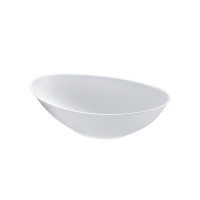 Ciotola "BioNchic" ovale in polpa di canna da zucchero 225x135mm H55mm 750ml