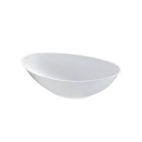 Ciotola "BioNchic" ovale in polpa di canna da zucchero 225x135mm H55mm 750ml