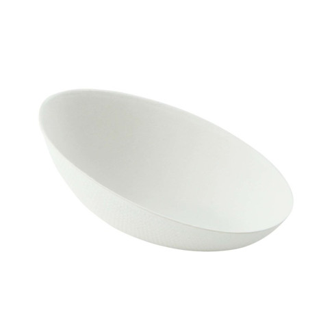 Fingerfood in polpa di canna da zucchero, ovale 80x52mm H29mm