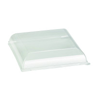 Coperchio BioNchic in PET trasparente (PET1) 164x164mm H32mm