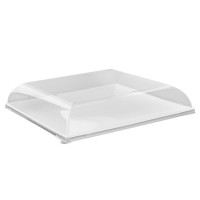 Coperchio BioNchic in PET trasparente (PET1) 181x181mm H30mm